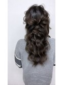 ハーフアップヨシンモリstyle