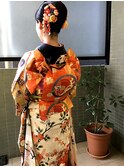 成人式のヘアセット