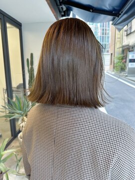 フラム 渋谷(flamme) オリーブベージュ＊ブリーチなし