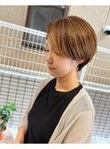 大人美人ショート×ハイライト