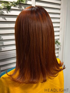 アーサス ヘアー サローネ 五井店(Ursus hair salone by HEADLIGHT) オレンジブラウン_751L15196
