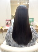 縮毛矯正+髪質改善トリートメント