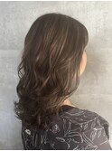 【コントラストハイライト×グレージュ】高橋