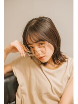 レリーアンテ 大阪梅田(Rely ante) グレージュカラー　韓国ヘア　暗髪