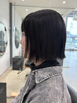 ビーヒアナウ N゜03 金沢駅西店(BE HERE NOW) straight Bob