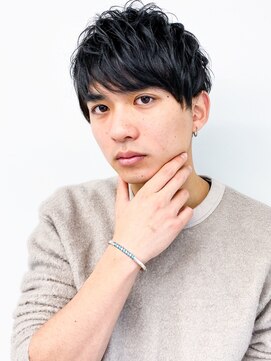 ヘアーアンドメイク サワ 上田本店(SAWA) 束感黒髪ナチュラルマッシュ