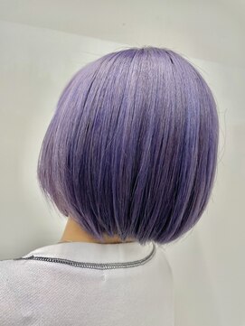 エイト 北千住店(EIGHT) ショートボブ×ブルーラベンダー