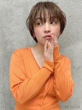 オーブ ヘアー レイア 相模大野店(AUBE HAIR leia) 20代・30代_抜け感ヌーディーベージュ