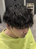 プルーブトウキョウ 渋谷(PROVE TOKYO)&nbsp;メンズマッシュ　波巻きスパイラルパーマ