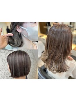 “透明感×柔らかさ”を叶えるならイルミナカラーで。ダメージレスの艶カラーで理想の仕上がりへ＊