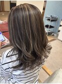 コントラストハイライトでオシャレに♪