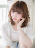 mod's天神/フレンチカジュアル立体感姫カットレイヤーウルフa