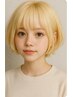 透明感抜群♪カット＋ダブルカラー（ブリーチ）　￥18730