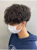 シャドウパーマメンズカットスパイラルパーマツイスパ波巻き