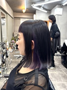 ファビ 渋谷(Fab) くびれヘア/暗めカラー/アプリコットオレンジ/縮毛矯正