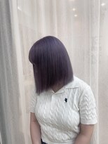キセイ イオンモール新利府北館店(KISEI)&nbsp;【ブリーチカラー】ラベンダー&ボブ