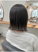 立川切りっぱなしボブ/毛先カラー/髪質改善/オージュア