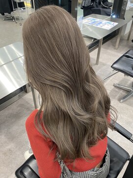 サンクプロジェクト(cinq PROJECT) ミルクティーヘーゼルマロンベージュブラウンミディアムレイヤー