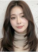 バタフライレイヤーカット韓国巻き小顔魅せヨシンモリA720代30代