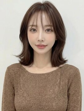 カバーヘア 上尾西口店(COVER HAIR) くびれミディアム小顔ハイレイヤーウルフカットA10上尾30代40代