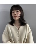 ニュアンスレイヤー×ミディアム【千歳美容室】