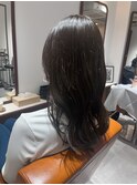 レディースカット/レイヤーカット/チョコレートブラウン