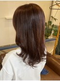 セミロング　レイヤーカット
