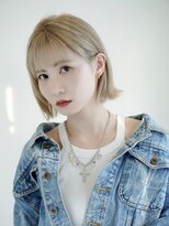 アマス 平塚店(Amas) ミルクティーベージュボブ