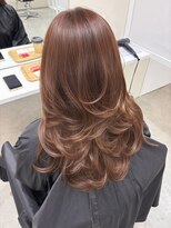 キートス 高知店(kiitos) 後ろ姿も盛れるボリュームレイヤー×モカベージュ