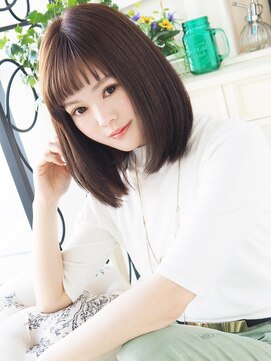 ジュレベール(JurerBelle) 【ジュレベール 杉下】 ナチュラル可愛い艶さらストレートボブ☆