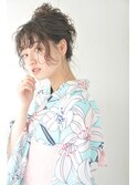 【花火大会】ヘアアレンジ&浴衣着付け￥5720