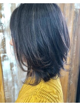 バンビ プライベート サロン(Bambi private salon) ☆ハイライト外ハネレイヤーボブ☆Bambi　松平　愛