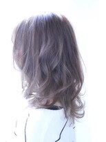 ヘアサロンM 新宿&nbsp;デザインカラー/厚めバング/ローライト/スリークボブ