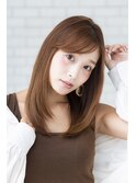 大人かわいいストレート