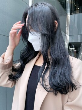 アイティー バイ アルバム 浦和店(IT by ALBUM) ブルーブラック_くびれヘアビタミンカラー_ba336401