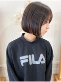 カットラインが綺麗なボブ
