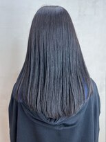 アルバム 銀座(ALBUM GINZA)&nbsp;インナーブルー_グレージュカラーボブウルフ_ba417091