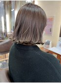 【marl.】 グレージュ/外はねボブ @30代40代50代/鈴鹿