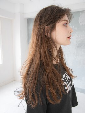 美容室 リズヘアー 稲毛店(Riz hair) ロングウェーブ スタイル【稲毛駅】