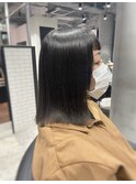 【Lee大阪店】オン眉ロングボブ/新出