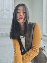 フィルムス 田町芝浦(FILMS) ミニウルフチェリーブラウンブリーチなしミディアム前髪/田町