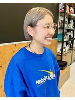 ザレミー(THE REMMY)&nbsp;ボブ/ミニボブ/ホワイトベージュ/ベージュカラー/グレーカラー