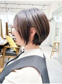 【横浜】丸みショートボブ