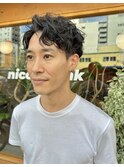 【nico□trunk】ビジネスシーンにも。大人パーマ