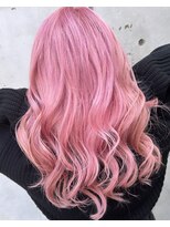 ドアベルヘアリビング(Door Bell hair Living)&nbsp;ホワイトピンクカラー×イメチェン×春カラー