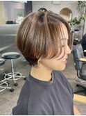 【立川cres奈佳子】リップラインハンサムショート