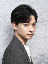 ロバーツ 立川(ROBERTS) メンズナチュラルセンターパート<理容室><MEN’S/立川/バーバー>