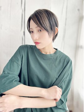 バレンテ 二子玉川(VALENTE) 斜めバング×大人ショート【VALENTE二子玉川】