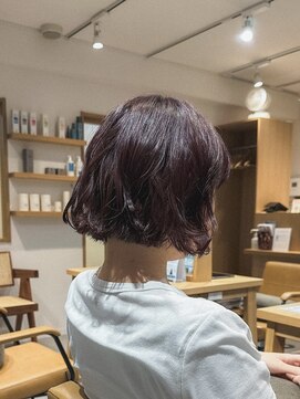 クラップス 上大岡(CLAPS) 切りっぱなし/ボブ/ローズカラー/レッド/ハイライト