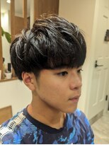 ヴィシュヌヘアー Visnu Hair メンズツーブロックマッシュショート